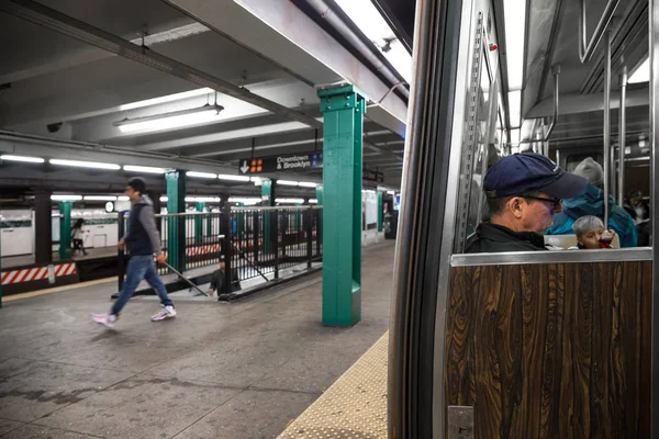 New york város metró — Stock Fotó