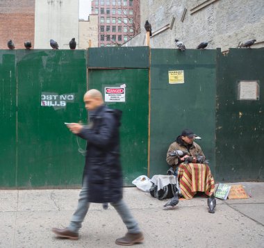  Manhattan sokak sahnesi