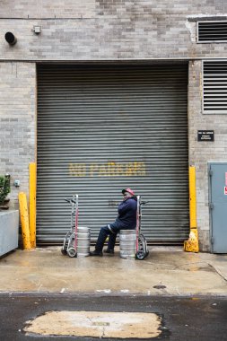 Manhattan sokak sahnesi