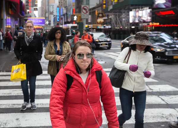 Manhattan sokak sahnesi