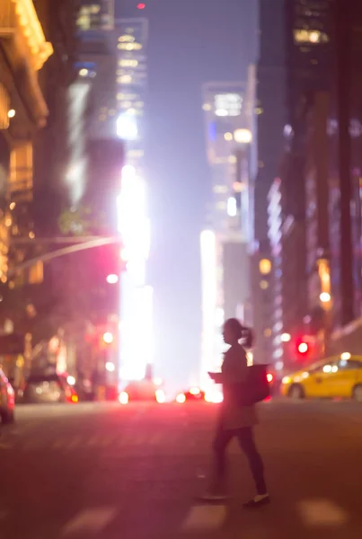 Image floue abstraite des rues de New York — Photo