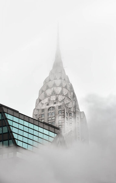 Пар от уличного метро в Нью-Йорке
