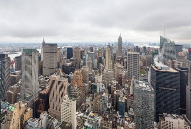 Manhattan'ın havadan görünümü