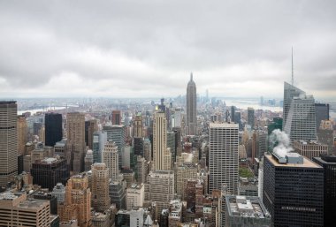 Manhattan'ın havadan görünümü