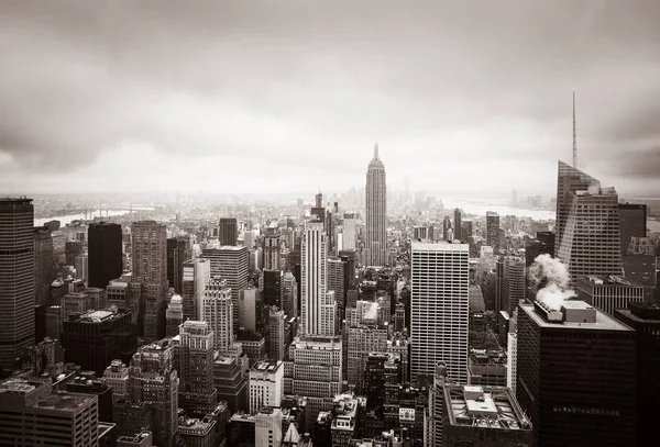 在曼哈顿的鸟瞰图 — 图库照片