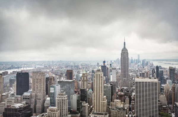 Vista aérea sobre Manhattan —  Fotos de Stock