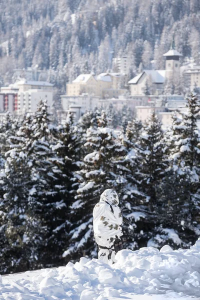 Seguridad en Davos — Foto de Stock