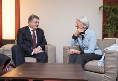 Uluslararası Para Fonu Christine Lagarde ve Pe Müdürü
