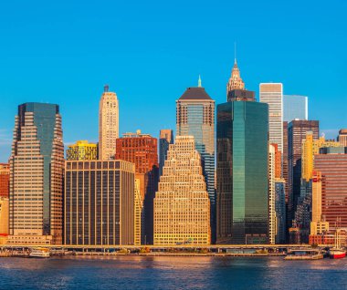 New York şehrinin silüeti