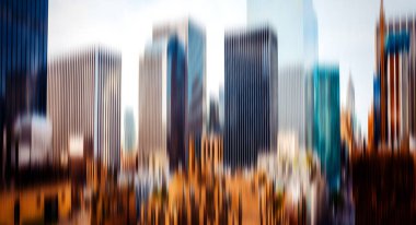 Manhattan'ın soyut bulanık görüntü