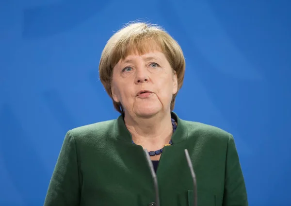 Kanselir Republik Federal Jerman Angela Merkel — Stok Foto