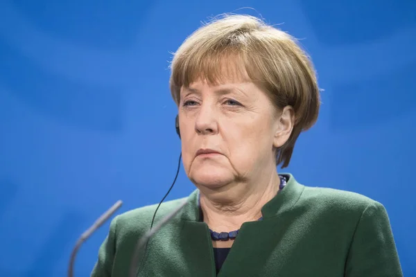 Kanselir Republik Federal Jerman Angela Merkel — Stok Foto