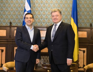 Alexis Tsipras ve Petro Poroshenko