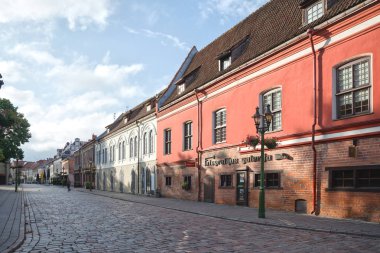 Kaunas eski şehir sokaklarında