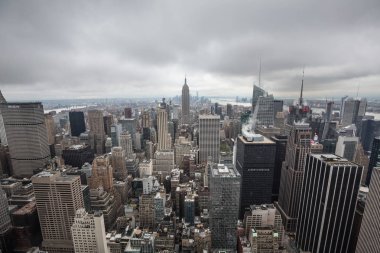 Manhattan'ın havadan görünümü