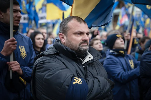 Maart van nationale waardigheid in Kiev — Stockfoto