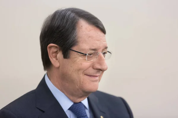 Presidente de la República de Chipre Nicos Anastasiades — Foto de Stock