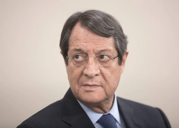 Presidente da República de Chipre Nicos Anastasiades — Fotografia de Stock