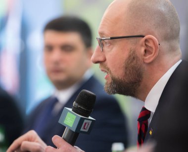 Arseniy Yatsenyuk sırasında 10 Kiev güvenlik forumu 