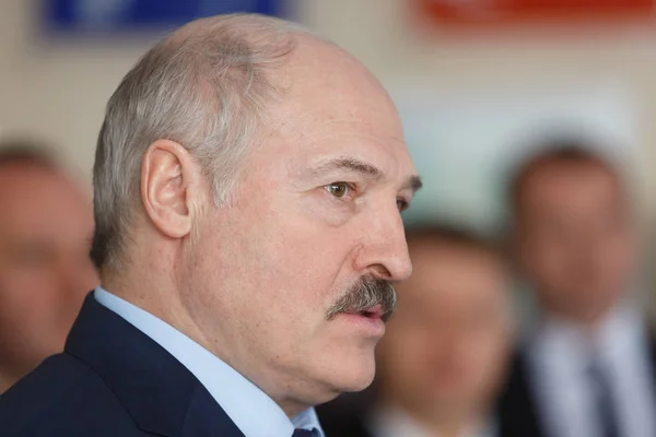 Президент Республики Беларусь Александр Лукашенко — стоковое фото