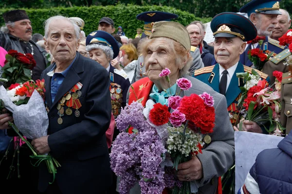 De Mars van de onsterfelijke Regiment in Kiev — Stockfoto