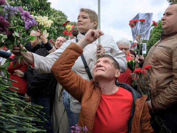 Března Immortal Regiment v Kyjevě — Stock fotografie