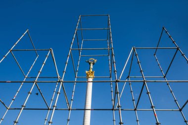 Kiev merkezinde bağımsızlık Anıtı