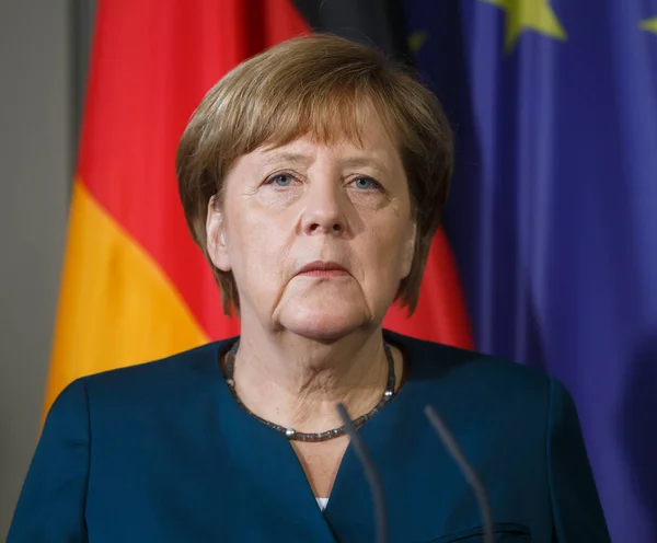 Kanselir Republik Federal Jerman Angela Merkel — Stok Foto