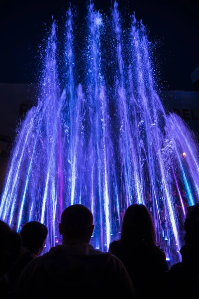 Light and Music Fountains on Maidan Nezalezhnosti in Kiev