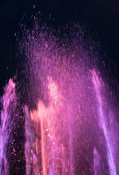 Fontaines de lumière et de musique sur Maidan Nezalezhnosti à Kiev — Photo