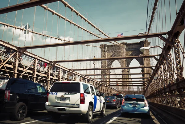 Brooklyn híd, New York, USA — Stock Fotó