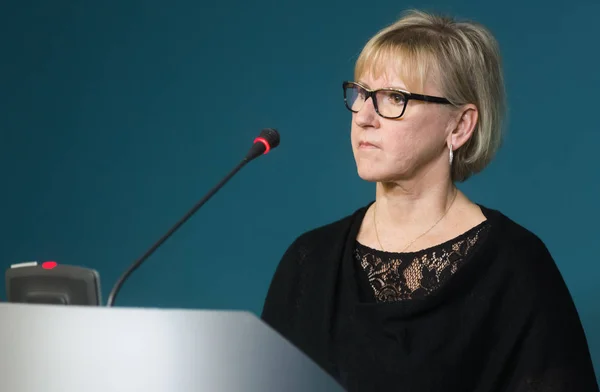 Ο Υπουργός Εξωτερικών της Σουηδίας Margot Wahlstrom — Φωτογραφία Αρχείου