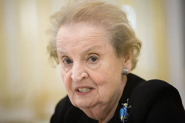 Ex Secretaria de Estado de Estados Unidos Madeleine Albright — Foto de Stock