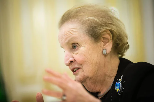 Ex Secretaria de Estado de Estados Unidos Madeleine Albright —  Fotos de Stock