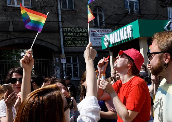 Desfile del Orgullo en Kiev —  Fotos de Stock