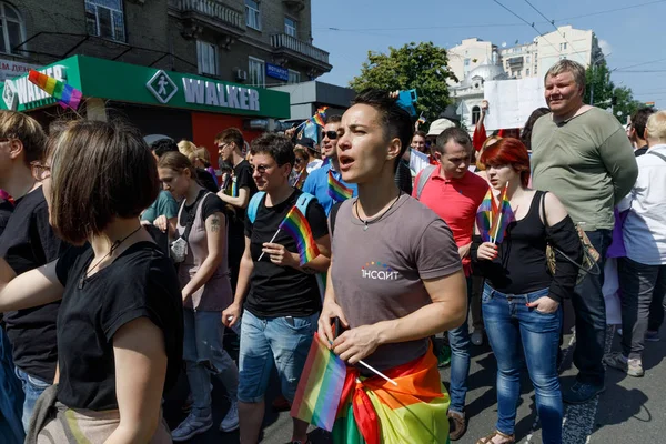 Desfile del Orgullo en Kiev —  Fotos de Stock