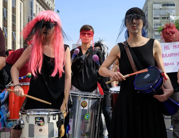 Parada de orgulho em Kiev — Fotografia de Stock