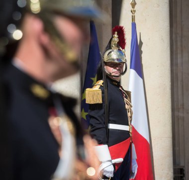 Elysee Sarayı'nda şeref kıtası