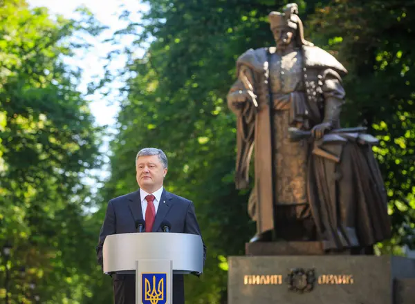 Presidente da Ucrânia Petro Poroshenko — Fotografia de Stock