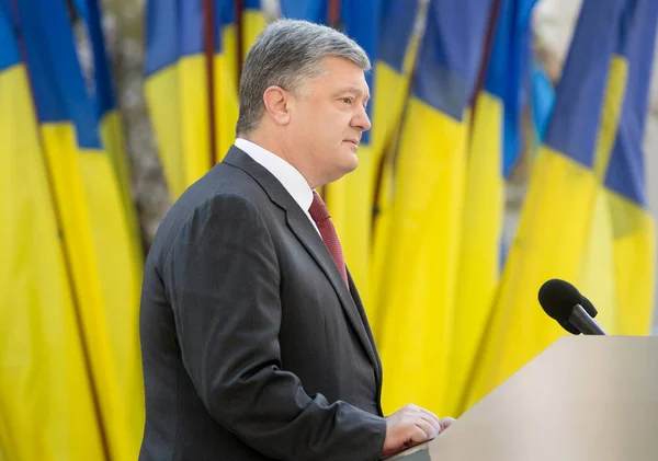 Ordförande i Ukraina petro poroshenko — Stockfoto