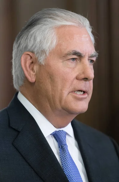 Nas sekretarz stanu Rex Tillerson — Zdjęcie stockowe