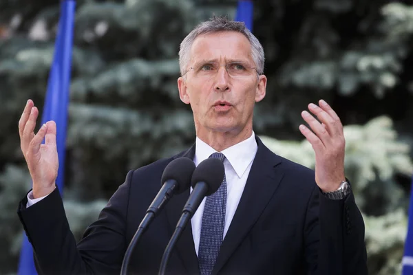 NATO Genel Sekreteri Jens Stoltenberg — Stok fotoğraf