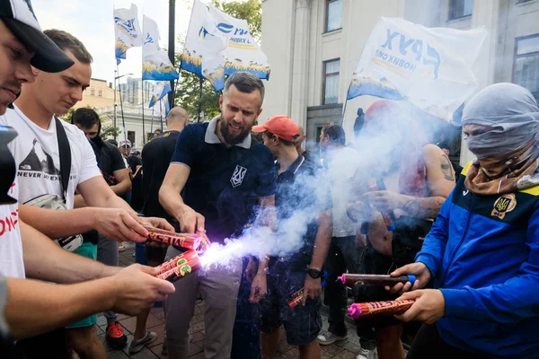 Meeting against corruption in Kiev — Stock Photo, Image