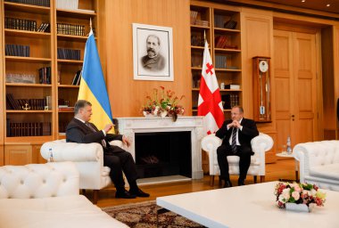 Devlet Ukrayna Cumhurbaşkanı Gürcistan'a ziyaret