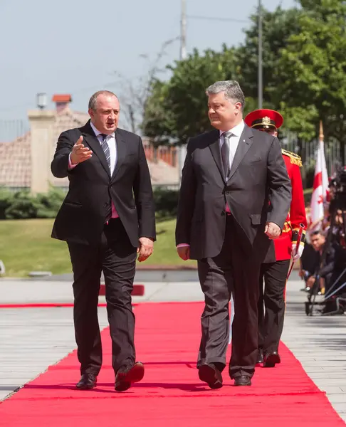 Devlet Ukrayna Cumhurbaşkanı Gürcistan'a ziyaret.