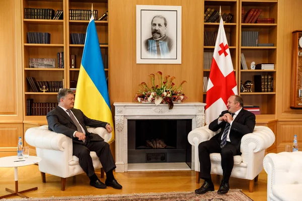 Visita de Estado del presidente de Ucrania a Georgia — Foto de Stock