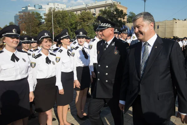 Polícia nacional da Ucrânia — Fotografia de Stock