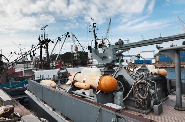 Port i Liepaja, Lettland — Stockfoto