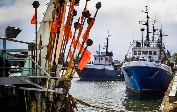 Port i Liepaja, Lettland — Stockfoto