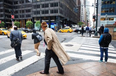 Manhattan sokak sahnesi